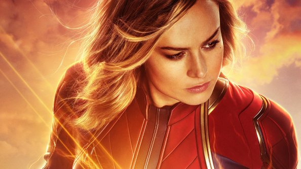 Captain Marvel Real 3D Poster