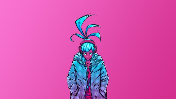 Cyberpunk Pink 4k