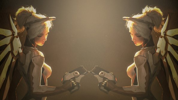 Mercy Overwatch Anime Girl