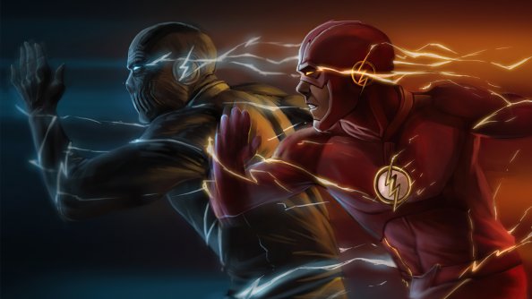 Flash Vs Zoom Art 5k