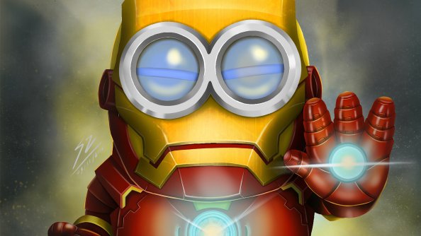 Minion As Iron Man 4k