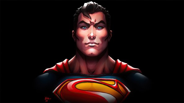 Man Of Steel Superman Art 4k