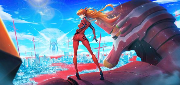 Asuka Eva Fanart 5k