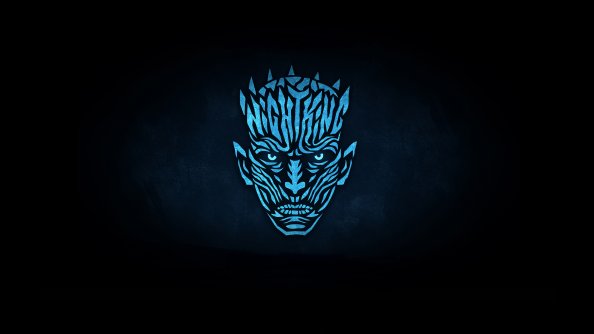 Night King Minimalist Logo 4k