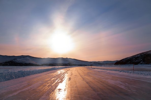 Ice Crossing To Olkhon Island 4k