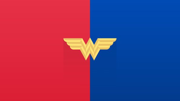 Wonder Woman Old Logo Minimal 8k