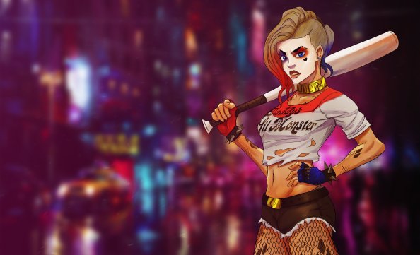 Harley Quinn Digital Arts