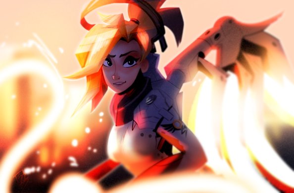 Mercy Overwatch Hd Art