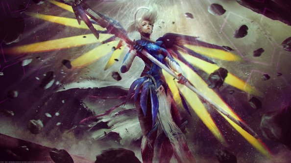 Mercy Overwatch Best Artwork 4k