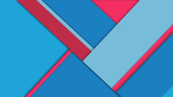 Blue Red Material Design 8k