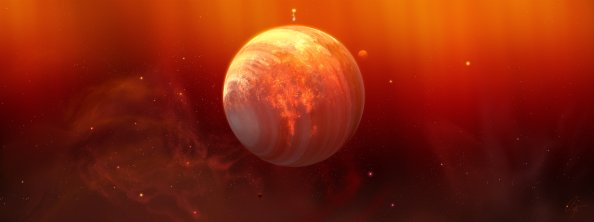 Flaming Planet