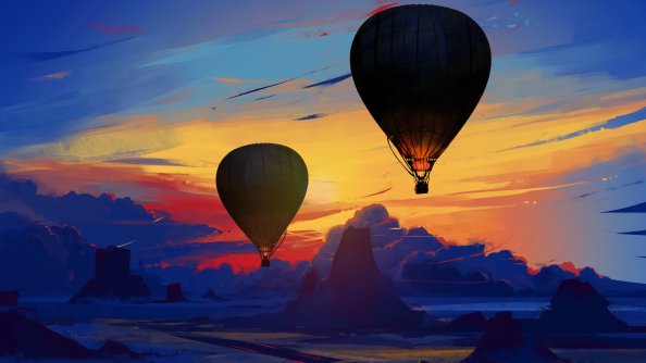 Air Balloon Floating