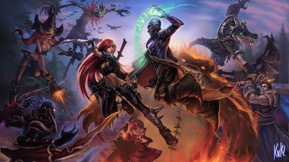 League Of Legends Fantasy Artwork 8k