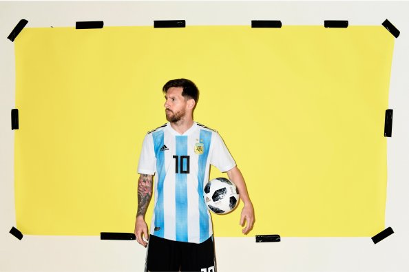 Lionel Messi Argentina Portrait 2018