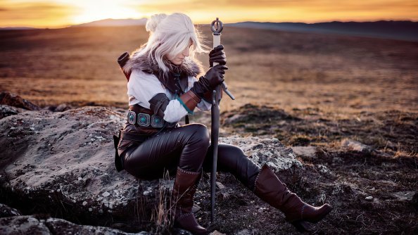 Ciri Cosplay Girl 4k