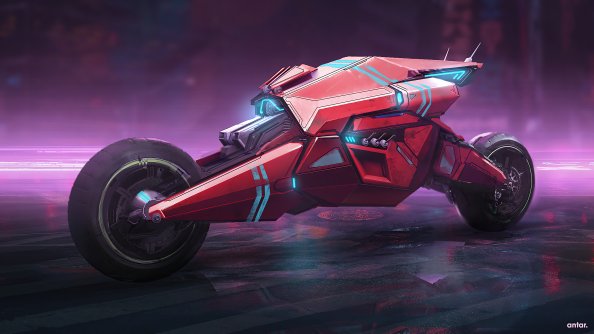 Moto Cyberpunk Bike
