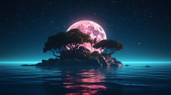 The Moon Island