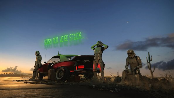 Storm Troopers In Trouble