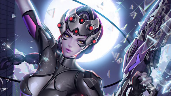 Widowmaker Fanatasy Game Art 4k
