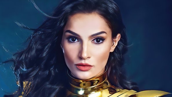 Gold Armor Wonder Woman Cosplay 4k