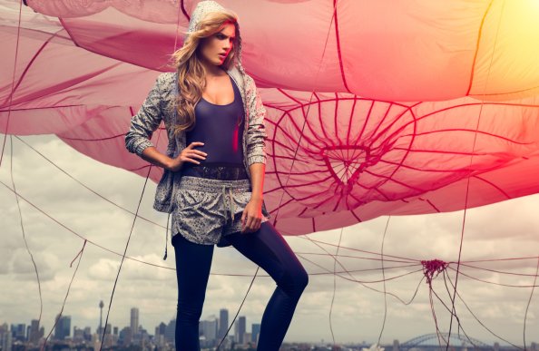 Girl Wearing Sports Clothes