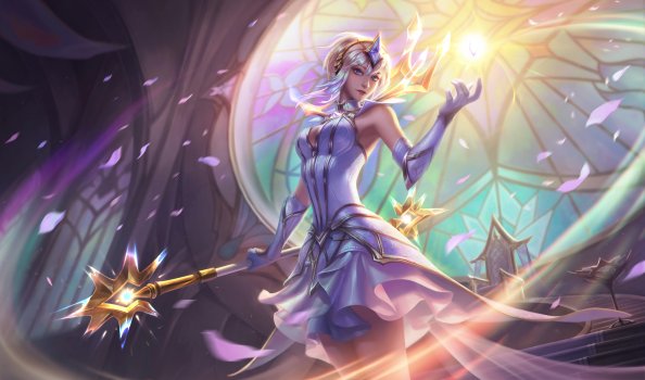 Elementalist Lux Splash Art League Of Legends