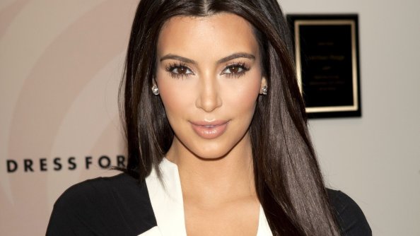 Kim Kardashian Brunette