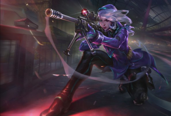 Sniper Rifler Woman Warrior