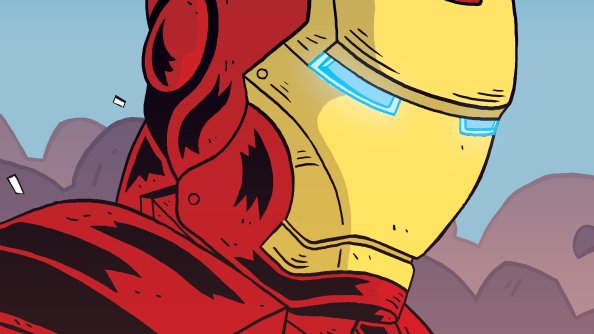 Iron Man Comic Cartoon Art