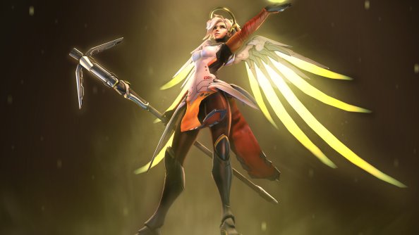 Mercy Overwatch Fanart 5k
