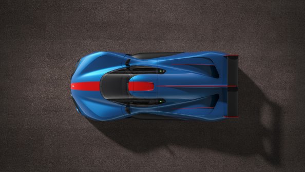 Pininfarina H2 Speed Top View 4k