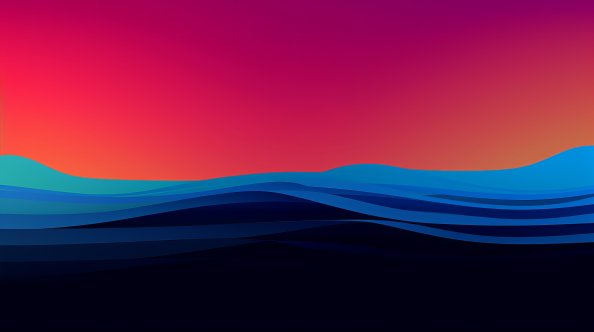 Sea Sunset Abstract 4k