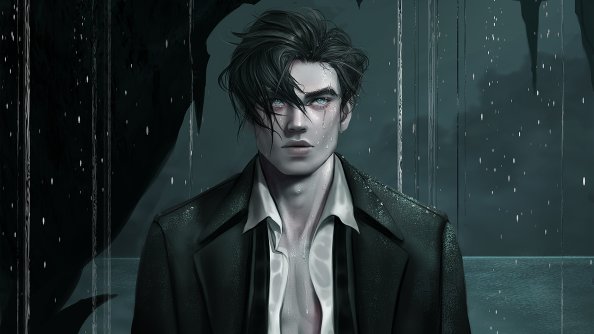 Andy Blue Eyes Anime Boy Character