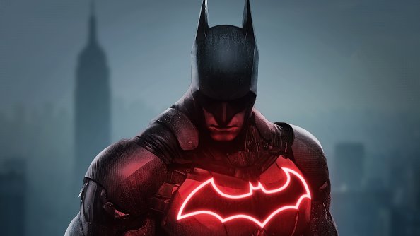 Batman Dark Red 4k 2020