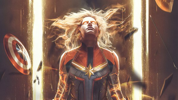 Captain Marvel Bosslogic Art