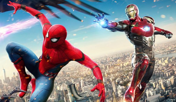 Iron Man And Spiderman In Spiderman Homecoming 4k Hd