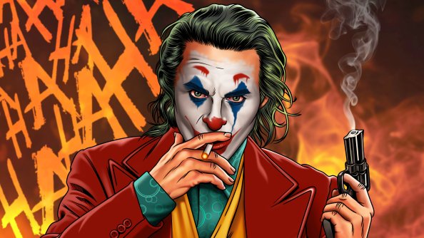 Joker Smoker Gentlemen 4k