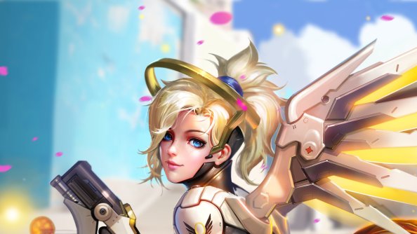 Mercy Overwatch Digital Arts