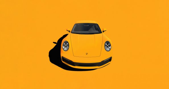Porsche Car Minimal 4k