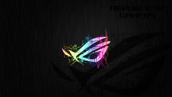 Republic Of Gamers Abstract Logo 4k