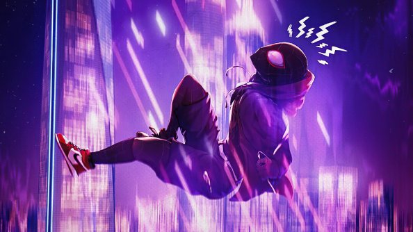 Spiderman Into The Spider Verse Movie Poster 4k