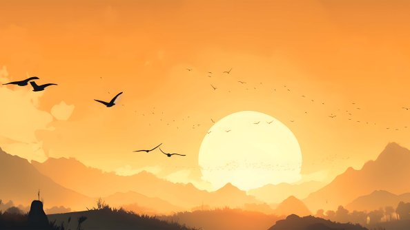 Morning Glow Minimal 4k