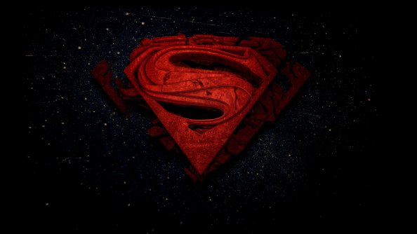 Superman 3d Logo 4k