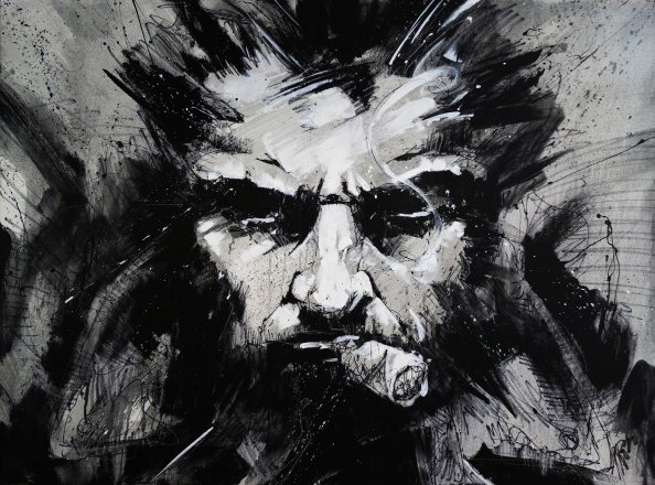 Wolverine Monochrome Art