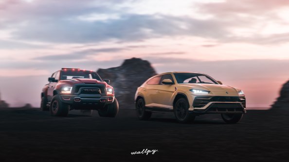 Lamborghini Urus And Ram 4k