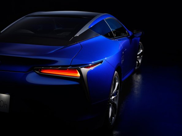 Lexus LC 500h Structural Blue 2018 Rear