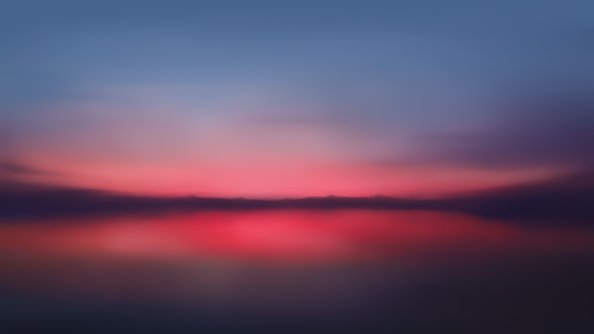 Red Sunset Blur Minimalist 5k