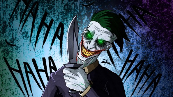 Crazy Joker Art 4k