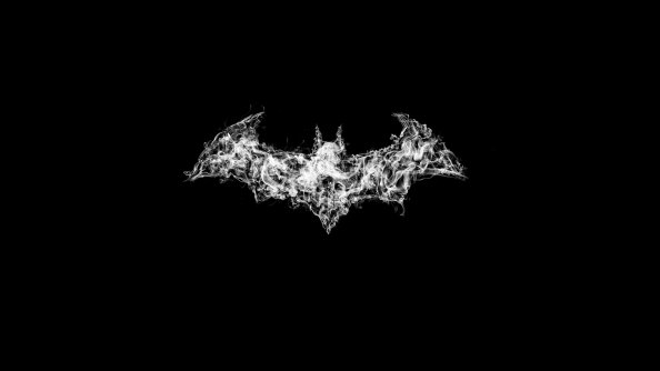 Batman Logo Smoke Art