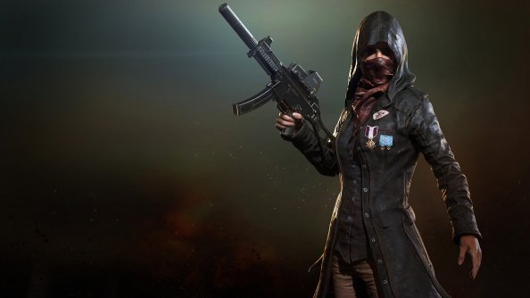 Pubg Trenchcoat Girl 4k